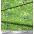 thumbnail image 3 of Soimoi Georgette Viscose Fabric Dot,Leaves & Lizard Reptile Decor Fabric Printed Yard 42 Inch Wide, 3 of 3