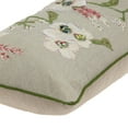 thumbnail image 4 of Parkland Collection Daisy Tapestry Beige Pillow Cover With Poly Insert, 4 of 6