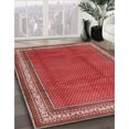 thumbnail image 3 of Ahgly Company Machine Washable Indoor Rectangle Traditional Copper Red Pink Area Rugs, 10' x 13', 3 of 7