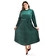 thumbnail image 5 of Vestido midi de terciopelo Roman Fashion Verde oscuro 36 Tallas Extras, 5 of 7