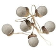 thumbnail image 4 of 6 uds adornos navideños de bellota decoración de de Navidad decoración decorativa de bellota para de Navidad para celebración de festivale gris, 4 of 8