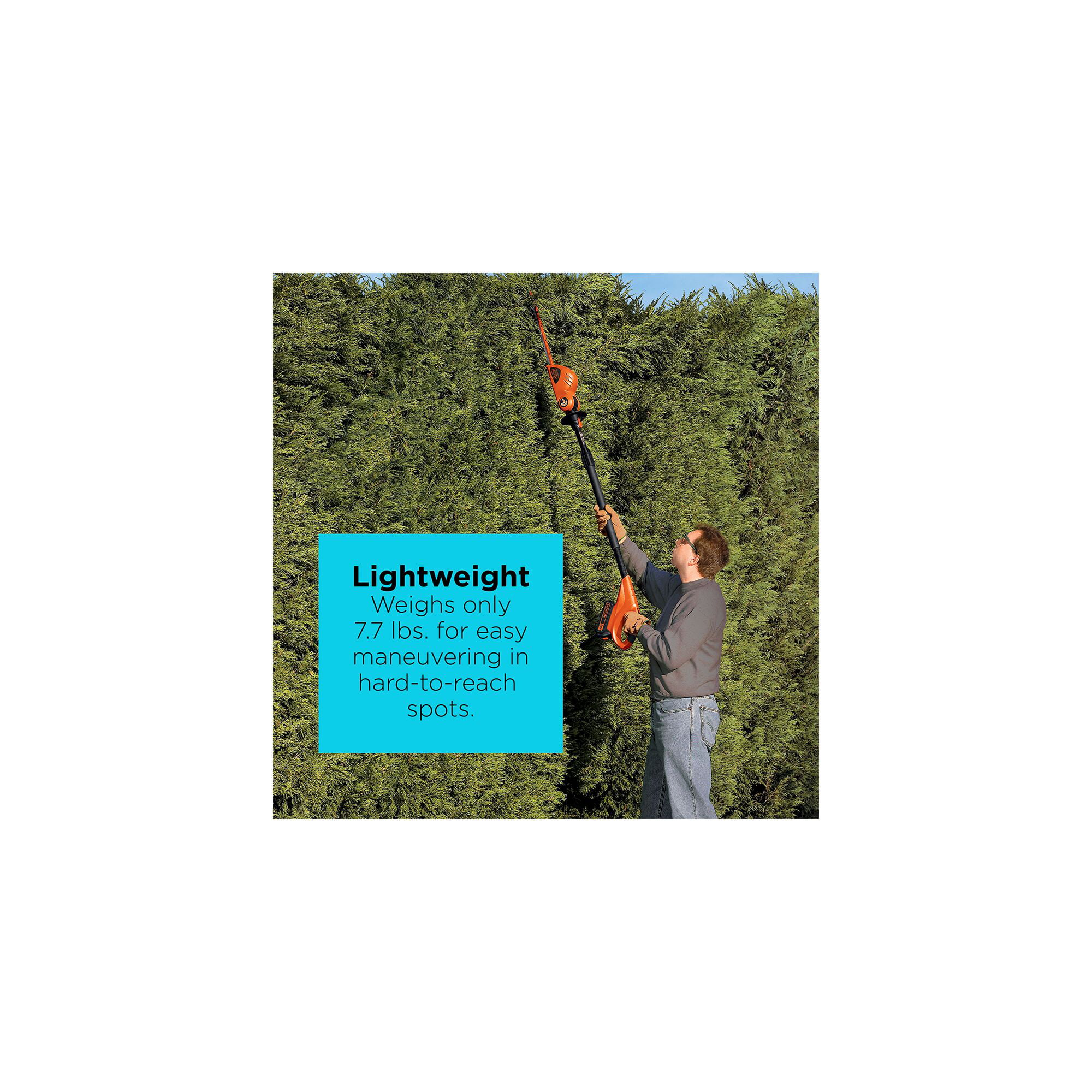 Black & Decker LHT120 22-Inch 20-Volt Lithium-Ion Cordless HedgeHog Hedge  Trimmer