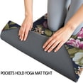 thumbnail image 3 of Pioneer Flower Floral Print Pattern Hot Yoga Mat Towel Non Slip for Hot Yoga - Quick-Drying Yoga Mat Cover with 4 Corner Pockets with Travel Bag - Hot Yoga Towel Non Slip 74"x26", 3 of 6