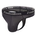 thumbnail image 3 of TANBOM Mens Hot Men Thong Underwear Comfortable Athletic Stretch Thong Black XXL, 3 of 9