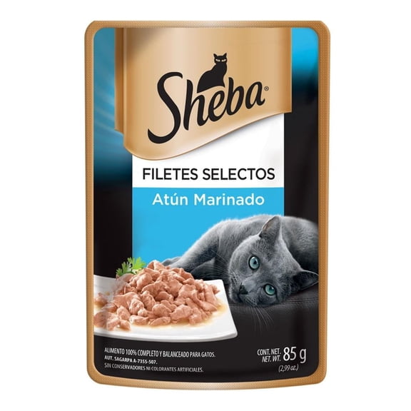 Alimento para Gato Sheba Filetes Selectos Atún Marinado 85 g