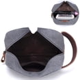 thumbnail image 4 of LHSHID Genuine Leather Clutch Bag for Women Wristlet Handbag Retro Phone Bag Large Capacity Wallet Purse, 4 of 6