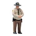 thumbnail image 2 of Figura de policía masculina en miniatura a escala 1/64, de resina resistente y pintada de forma realista para escenas de bricolaje. De pie, 2 of 8