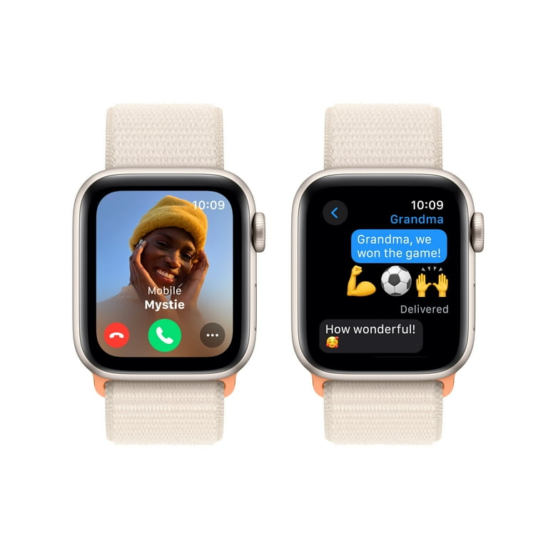 Apple Watch SE 2nd Gen GPS 40mm Starlight Aluminum Case with