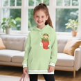 thumbnail image 3 of Psesaysky Cute Frog Strawberry Print Girls Oversized Hoodies Fleece Pullover Sweatshirts Kids Fashion Hoodie Dress Casual Outfits Fall Winter Clothes for 13-14 Years, 3 of 7
