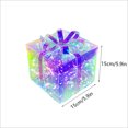 thumbnail image 3 of Fiudx Artículos en oferta con ofertas flash Caja de regalo navideña de 5,9 pulgadas con luz LED y adorno navideño iluminado, 3 of 6