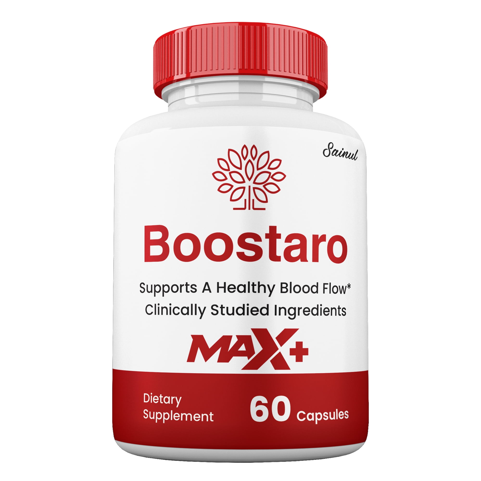 Boostaro Max+ Blood Flow Pills, Boostaro Max+ ed Capsules, Maximum Strength Male Supplement (1 Pack)