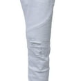 thumbnail image 3 of RAW X Mens Stretch Moto Jeans, White, 33X32, 3 of 6