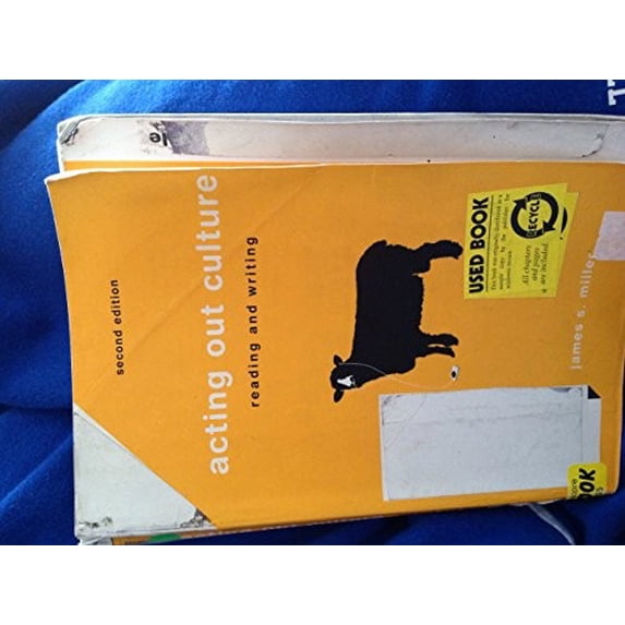 Pre-Owned Acting Out Culture: Reading and Writing (Paperback) 0312624298 9780312624293