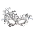 thumbnail image 1 of 2025 Femmes Maquillage Danse Protection Visage Peint avec Poudre d'Or Demi-Visage Carnaval Fête Protection Visage, 1 of 3
