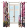 thumbnail image 4 of Charming Parisian Street Scene Luxury Window Curtains Blinds for Living Room Kids Bedroom Bathroom Kicthen Door Home Decor 2 Panels, 4 of 6