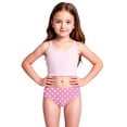 thumbnail image 3 of Toddler Girl's Bikini Sets Two Piece Swimsuit UPF 50+ Sun Rash Guard And Swim Shorts For Beach Pool Summer Swimwear Size 3-4T, 3 of 8