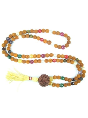 Mogul Prayer Beads Meditation Japamala Rudraksha Navgraha Healing Mala