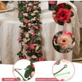 thumbnail image 3 of Flower Garland Rose Vines, 8 Strands 66Ft Flowers Vines for Bedroom, Rose Flower Garland Decoration, Rose Floral Garland for Room Table Birthday Wedding Party Garden Wall Decor, 3 of 5