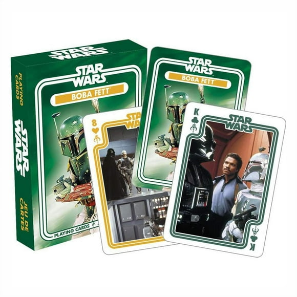 Juego de cartas con temática de Boba Fett de Star Wars