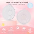 thumbnail image 2 of Milk Collectors for Breastfeeding Breast Milk Collector Milk Catcher for Breastfeeding BPA-Free Post Partum Essentials Breast Feeding Essentials, 2 of 7