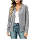 thumbnail image 2 of Neewe Cardigan Knit for Women Comfy Lightweight Trendy Long Sleeve Lapel Collar Button Down Casual Cardigans, 2 of 7