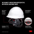thumbnail image 4 of Casco 3M SecureFit, casco, estilo trinquete, color blanco, 4 of 9