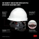thumbnail image 4 of Casco 3M SecureFit, casco, estilo trinquete, color blanco, 4 of 9