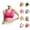 Hot Pink, variant on Sports Bras for Women Push Up No Underwire High Impact Exercise Running Yoga Gym Athletic Bralettes Workout Bra