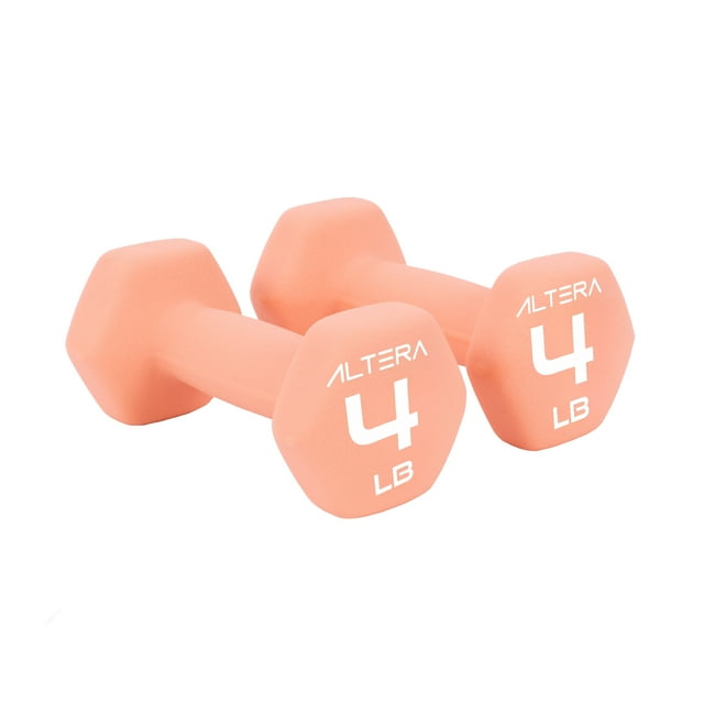 Set De 2 Mancuernas Hexagonales C/ Forro De Neopreno Peso Variable