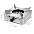 thumbnail image 1 of Portable Camping Stove Mini Camping Picnic Stove Spirit Stove for Camping Grilling Barbecue Picnics, 1 of 8