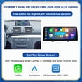 thumbnail image 2 of 12.3" Touch Screen Wireless Carplay Andriod Auto for BMW 1 Series E81 E82 E87 E88 2004-2008 with CCC System Radio Receiver Navigation Bluetooth, 2 of 9