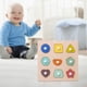 thumbnail image 2 of Tablero de rompecabezas colorido sensorial de madera Montessori para niños Forma, 2 of 8
