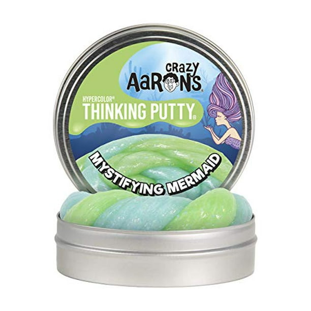 Crazy Aaron's Thinking Putty 4" Tin Mystifying Mermaid Hypercolor