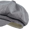 thumbnail image 4 of CoCopeaunts Newsboy Cap Spring Summer Women Hat Vintage Octagonal Beret Hats for Men Beret Breathable Linen Artist Painter Hat, 4 of 7