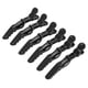 thumbnail image 1 of 6 pinzas para el pelo de cocodrilo antideslizantes de una sola punta para peluquería, color negro, 1 of 14