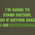 thumbnail image 3 of CafePress - I Am Outstanding Dark T Shirt - Men's Classic Graphic Cotton T-Shirt, 3 of 4