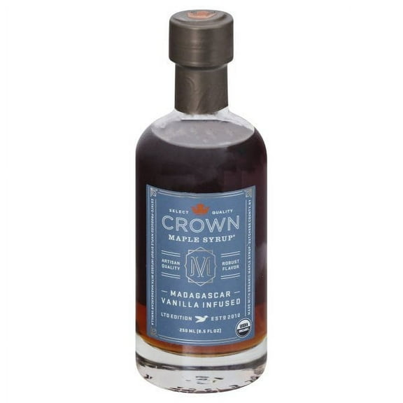 Crown Maple KHFM00301620 Syrup Maple Madagascar Vanilla - 8.5 fl oz Pack Of 8