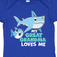 thumbnail image 4 of Inktastic My Great Grandma Loves Me with Cute Sharks Boys or Girls Baby Bodysuit, 4 of 5