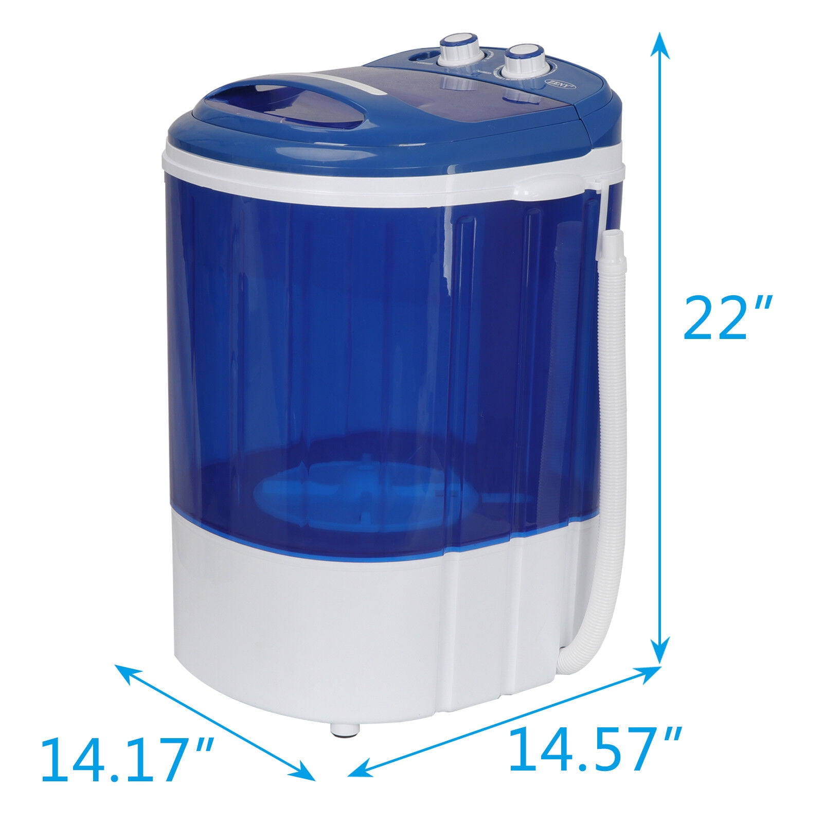 ZYPPP Portable Washing Machine Mini Compact Washer and Spinner 7.9lbs Semi-Automatic