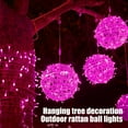 thumbnail image 4 of EIGTHTAIL Christmas String Lights Outdoors  7.9” Sphere Lights  Ball Tree Garden Globe Lights for Home  Party  Christmas  Porch Patio Wedding  Garden Tree Decoration with Plug, 4 of 6