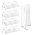 thumbnail image 3 of 5Pcs Porte-Cartes de Visite Double Face Transparent V en Forme de Base Porte-Cartes pour Mariage de Réunion de Fête, 3 of 12