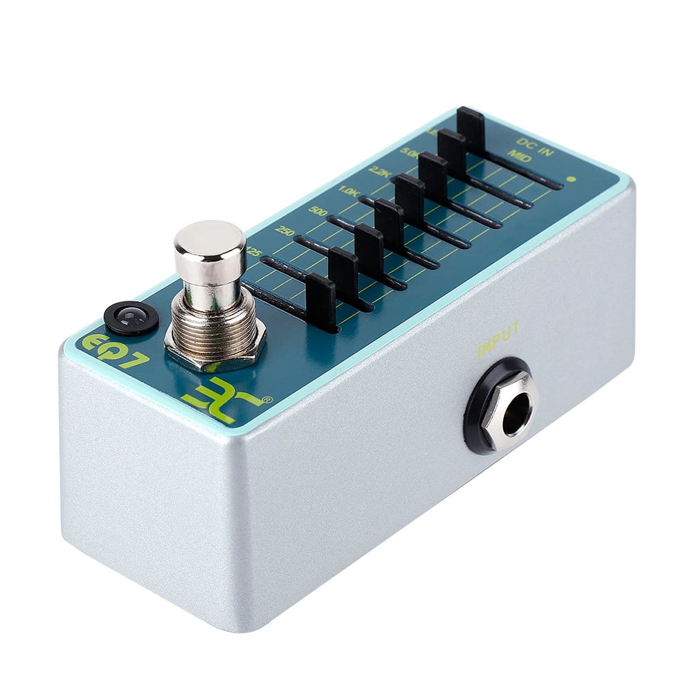 ENO EX EQ7 Guitar Equalizer Effect Pedal 7-Band EQ Full Metal Shell True Bypass