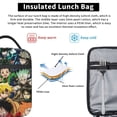 thumbnail image 4 of My Hero Academy Lunch Bag Anime Lunch Tote Bag Reusable Insulated Lunch Box Portable Lunch Bento Box For College Work Office Picnic 10*8*4 Inch, 4 of 10