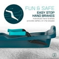 thumbnail image 3 of Gizmo Riders Nebula Titan Blue Snow Sled for Kids, with Wheel and Brakes, 110lbs, Ages 3+, Titan Blue, 3 of 7