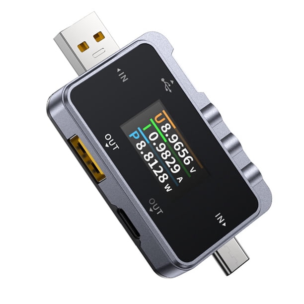 Probador USB FNAC-28, Medidor de Voltaje y Corriente Tipo C, Detección ...