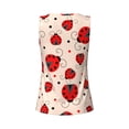 thumbnail image 5 of Fotbe Red Ladybug Womens Loose Fit Casual Flowy Slim-Fit Tank Tops Athletic Round Neck Trendy Sleeveless Summer Tops for Gym and Yoga-Small, 5 of 9