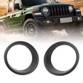 thumbnail image 3 of Protective Grill Headlight Rings Headlight Trim Rings Car Spare Part for JK, 3 of 9