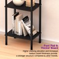 thumbnail image 4 of OUTONLIFE Display Shelf with Dimmable Lights, 3000K-6500K Lighted Display Cases for Collectibles, Adjustable Color Temperature and Brightness, Display Cabinet, Floor Lamp with Shelves, Home Decor, Ru, 4 of 9