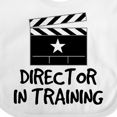 thumbnail image 4 of Inktastic Director in Training Boys or Girls Baby Bib, 4 of 4
