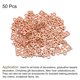 thumbnail image 4 of Encanto de Número de Año de Metal Uxcell, Encanto del Año 2026 en Oro Rosa para Hacer Joyería DIY, Pulseras de Collar, Llaveros. Paquete de 50, 4 of 7